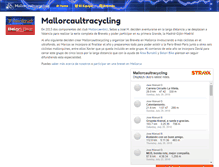 Tablet Screenshot of mallorcaultracycling.com